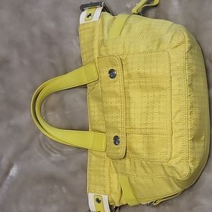 Donna Karan New York Yelow Nylon Small Bag